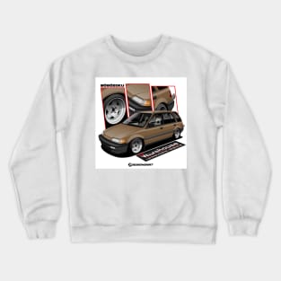 Brand logo bosozoku civic wagon Crewneck Sweatshirt